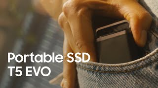 Portable SSD T5 EVO Compact yet massive storage  Samsung [upl. by Giffard805]