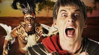 Shaka Zulu vs Julius Caesar Epic Rap Battles of History [upl. by Navi]