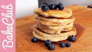 Protein Pancakes  BakeClub [upl. by Harrietta]