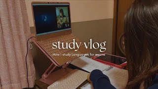 【Study Vlog】 Studying for Goethe Zertifikat B1ゲーテ試験B1のために勉強〜  1年前のオンライン勉強合宿↓概要欄に色々書いてる♪🌟Eng sub [upl. by Assiruam49]