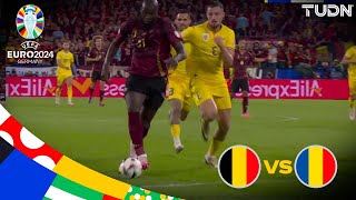 ¡ANULADO Lukaku había roto la mala racha  Bélgica 10 Rumania  UEFA EURO 2024  J2  TUDN [upl. by Albrecht295]