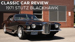 1971 Stutz Blackhawk  Classic Car Review  Driving ca [upl. by Ordnagela]