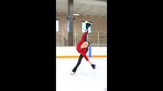 An iconic Spiral from Karen Chen who will compete in the Team Event at the Beijing Olympics for USA [upl. by Jr104]