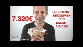 FÖRDERUNG Solaranlage  7320€ GESCHENKT für Solarthermie  Willst du die auch [upl. by Arym]