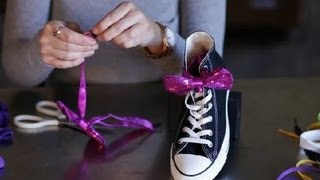 Decorative Ways to Lace Shoes  Shoelace Tutorials [upl. by Wende380]