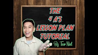 K TO 12 LESSON PLAN TUTORIAL 4 AS LESSON PLAN [upl. by Netsoj]