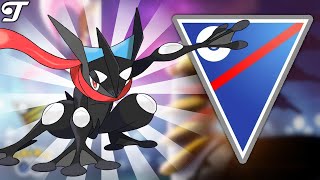 SHINY GRENINJA IN THE GREAT LEAGUE  Pokémon GO [upl. by Dnarb]