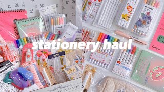 stationery haul 💜 unique and cute roller pen removable highlighter amp more ft stationery pal [upl. by Rosenkrantz]