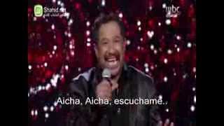 Cheb Khaled  Aicha  Subtitulada al español  Spanish Musica arabe  Directo Live Arab Idol [upl. by Ranice]