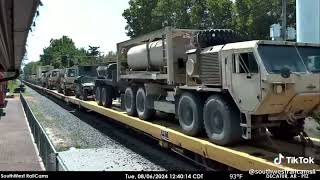 Virtual Railfan Railfanning At Decutar AR Railcam Feat CPKC 9375 [upl. by Einotna589]