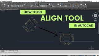 ALIGN TOOL IN AUTOCASD HOW TO ALIGN 3d home tips autocad tutorial for beginers [upl. by Norrabal]