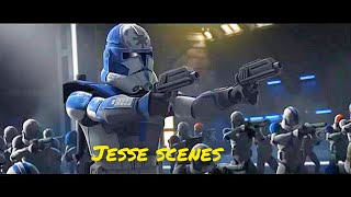 All clone lieutenant Jesse scenes  The Clone Wars Tales of the jedi [upl. by Magdalen]