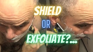 Gillette ProGlide Shield Razor Vs Gillette Labs Exfoliating Bar Razor [upl. by Schroer]