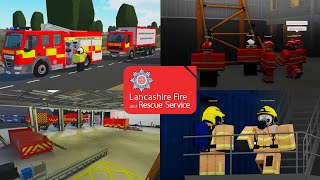 Lancashire Fire and Rescue Roblox  2022 Recruitment Video [upl. by Nyrak]