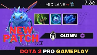 🔥 NEW PATCH 736 Quinn  Puck Mid EPIC vs Spirit Breaker  Dota 2 Pro Gameplay  Full Game [upl. by High827]