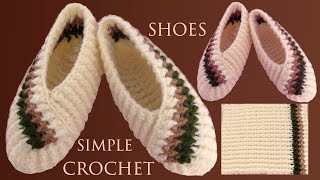 Como Hacer Zapatos Tejidos a Crochet Para Adultos Paso a Paso [upl. by Ubana]