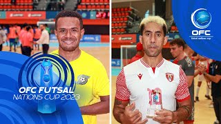 OFC Futsal Nations Cup 2023  Player of the Match Interviews  Solomon Islands and Tahiti [upl. by Cain154]