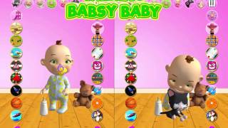 Talking Babsy Baby  Baby Games [upl. by Alleinnad211]