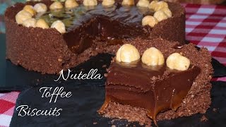 Nutella Toffee Cake Recipe  no BaKe [upl. by Ttegdirb]