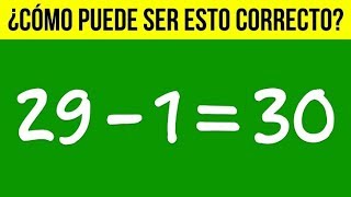 10 juegos fáciles de matemática que podrían confundirte [upl. by Naiva217]