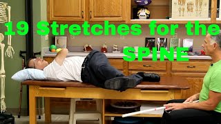 19 Ways to Stretch the Spine MidBack amp Low Back Thoracic amp Lumbar [upl. by Beora]