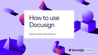 How to Use Docusign StepbyStep Tutorial Demo [upl. by Ianteen]