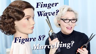 Is this the BEST Finger Wave Technique With a Curling Iron [upl. by Naot544]