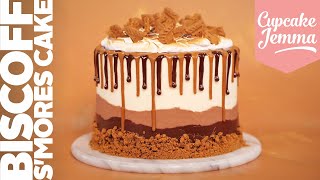 EPIC Biscoff Smores Layer Cake  Full Recipe amp Tutorial  Cupcake Jemma [upl. by Annoyed]