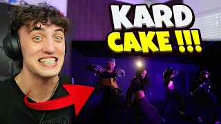 KARD  CAKE  안무 영상  Lyrics  Dance Practice REACTION  WHAT CAKE [upl. by Adlanor]