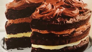 Ghirardelli Chocolate Brownie Cake  How to make Brownie Cake [upl. by Nallek]