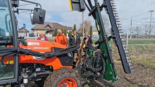 Pokaz cięcia mechanicznego  spotkanie sadownicze w Kleczanowie [upl. by Enyad]