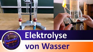 Elektrolyse von Wasser [upl. by Nomis]