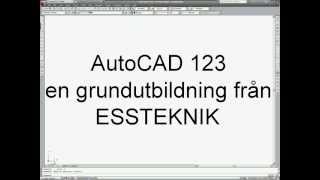 AutoCAD för nybörjare en bok för den som snabbt vill komma igång att rita i AutoCAD [upl. by Chelsea103]