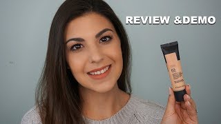 The Body Shop Matte Clay Skin Clarifying Foundation REVIEW amp DEMO [upl. by Rokach]