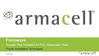 Fonowave Acoustic Pipe Insulation Install Video [upl. by Villiers546]