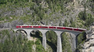 Marcos Modellbahn Unterwegs in Graubünden Teil 1 – Die Glacier Express Strecke [upl. by Zelma]