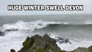 HUGE WINTER SWELL HITS DEVON 🏄‍♂️  Morgan Hill [upl. by Nicko953]