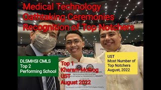 Medical Technology Oathtaking Top Performing Schools Top Notchers and New RMTs at PICC [upl. by Inalaek98]