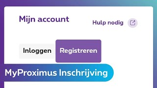 Schrijf je in op MyProximus via de Proximus app [upl. by Fulton124]