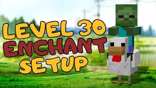 How to Make a Level 30 Enchantment Setup in Minecraft  Minecraft Tutorial 2024 [upl. by Ahsiuqel]