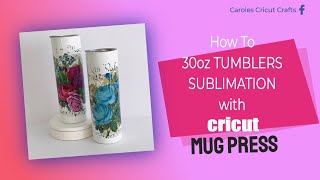 How to use the New Cricut Mug Press for Tumblers [upl. by Billy]