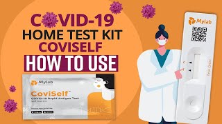 Covid self Test Kit Coviself StepbyStep Guide on How to Use at Home  Coronavirus Test [upl. by Onileva]