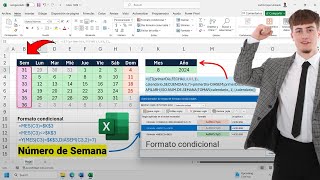 Cómo Crear un Calendario Mensual en Excel con Números de Semana [upl. by Norehs225]