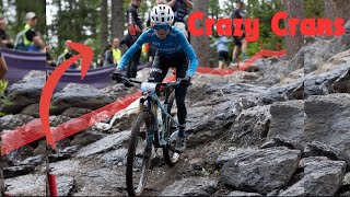 Crans Montana World Cup 2024 Pre Ride New Track [upl. by Aihtibat]