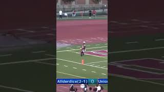 High School Football Defensive Player Returns Interception For a Touchdown 2024highschoolfootball [upl. by Nedgo796]