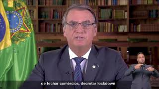 AoVivo Pronunciamento do Presidente da República Jair Bolsonaro [upl. by Nrehtac]