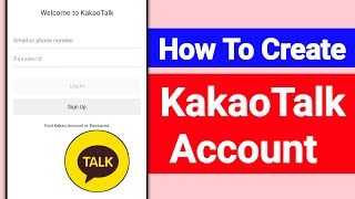 How To Create Or Signup KakaoTalk Account   Full Tutorial [upl. by Harness]