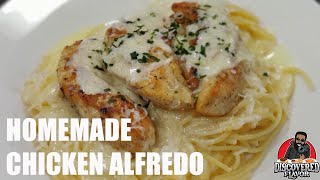 Better Than Olive Garden Homemade Chicken Alfredo [upl. by Ardnait63]