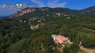 Magnificent country style villa with private pool Northwest Corfu [upl. by Eelanna486]