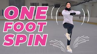 StepByStep Guide to Learning a One Foot Spin  Figure Skating [upl. by Reider]